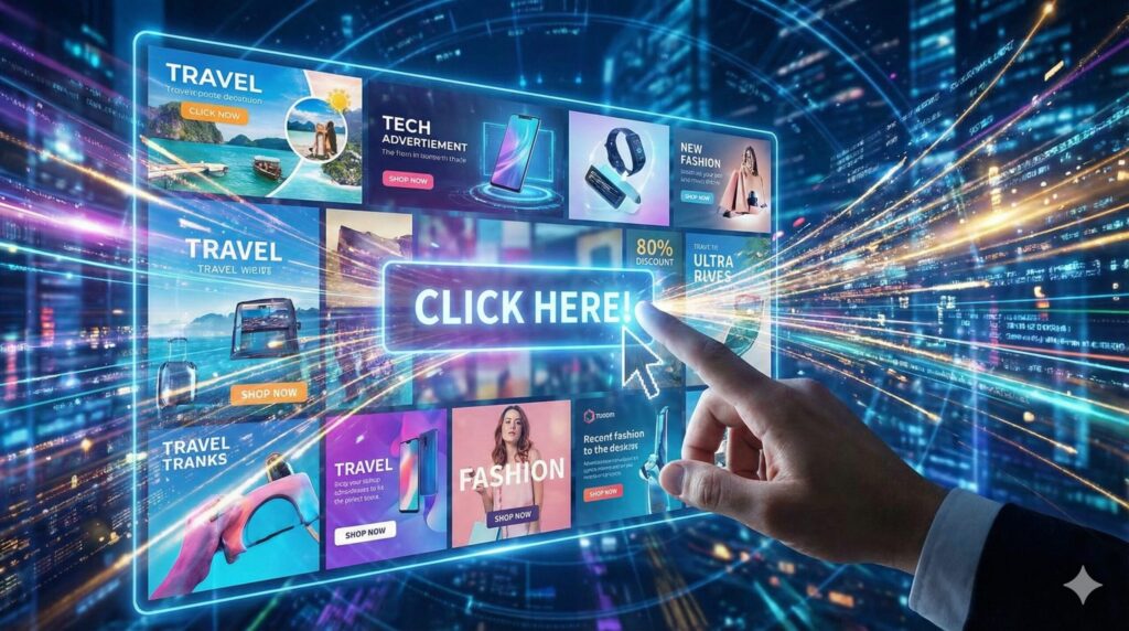 クリック型広告のイメージ画像